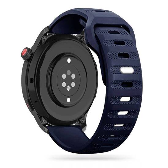 Strap for SAMSUNG GALAXY WATCH 4 (40MM) / (44MM) / GALAXY WATCH 4 CLASSIC (42MM) / (46MM) / GALAXY WATCH 5 (40MM) / (44MM) / GALAXY WATCH 5 PRO (45MM) Tech-Protect Iconband Line navy blue