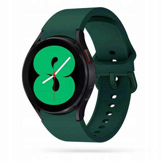 Strap for SAMSUNG GALAXY WATCH 4 (40MM) / (44MM) / GALAXY WATCH 4 CLASSIC (46MM) / (42MM) Tech-Protect IconBand dark green