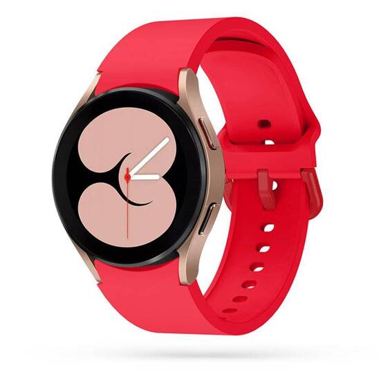 Strap for SAMSUNG GALAXY WATCH 4 (40MM) / (44MM) / GALAXY WATCH 4 CLASSIC (46MM) / (42MM) Tech-Protect IconBand red