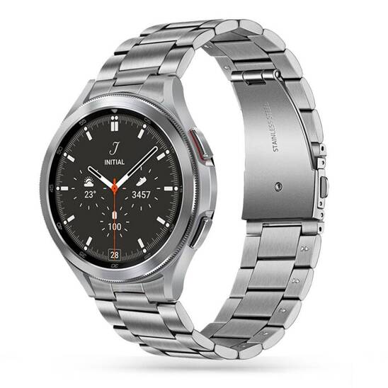 Strap for SAMSUNG GALAXY WATCH 4 (40MM) / (44MM) / GALAXY WATCH 4 CLASSIC (46MM) / (42MM) Tech-Protect Stainless silver