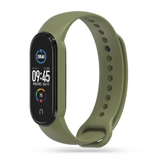 Strap for XIAOMI MI BAND 7 / 6 / 6 NFC / 5 Tech-Protect IconBand Military Green dark green