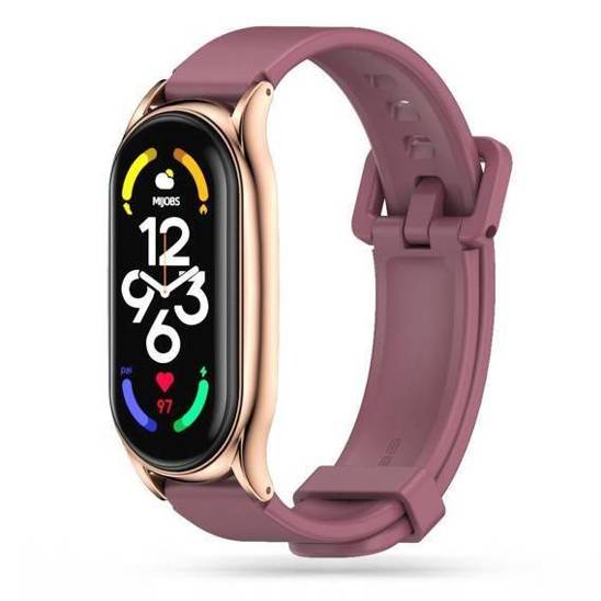 Strap for XIAOMI MI BAND 7 Tech-Protect IconBand burgundy