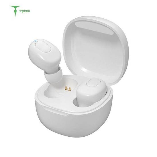 T-PHOX TWS B21 WHITE HEADPHONES