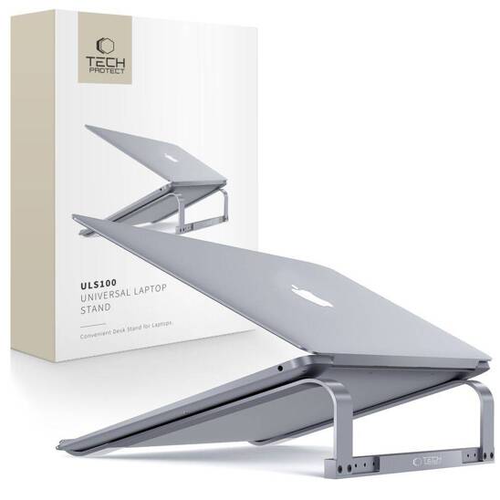 TECH-PROTECT ULS100 UNIVERSAL LAPTOP STAND GRAY