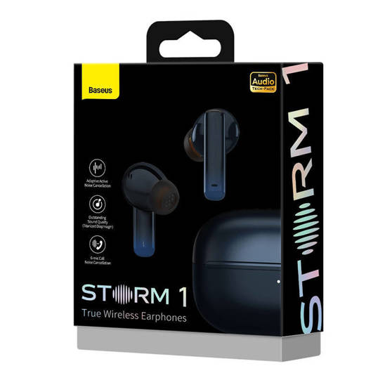 TWS Baseus Storm 1 earphones, ANC (black)