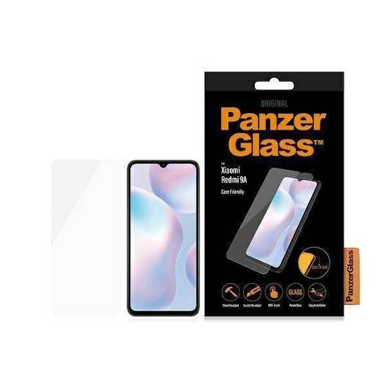 Tempered Glass 5D XIAOMI REDMI 9A PanzerGlass E2E Regular Case Friendly