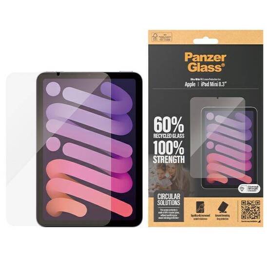 Tempered Glass APPLE IPAD MINI 8.3 (6GEN) PanzerGlass Ultra-Wide Fit Screen Protection 2842