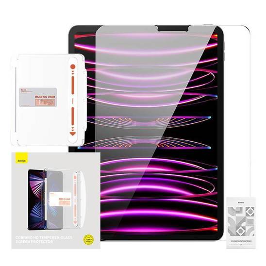 Tempered Glass APPLE IPAD PRO 11.0 (1gen / 2gen / 3gen) / IPAD AIR 10.9 (4gen / 5gen) Tempered Glass Baseus Clear