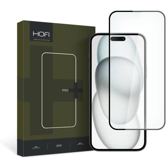 Tempered Glass APPLE IPHONE 15 HOFI Glass Pro+ black