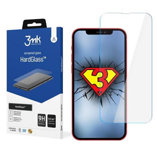Tempered Glass APPLE IPHONE 15 PRO 3mk Hard Glass Clear