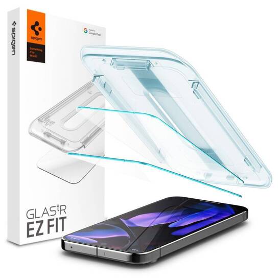 Tempered Glass GOOGLE PIXEL 9 / 9 PRO Spigen Glas.tr "EZ Fit" 2-Pack Clear