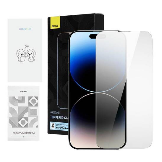 Tempered Glass IPHONE 14 PRO MAX Privacy Glass Baseus Clear