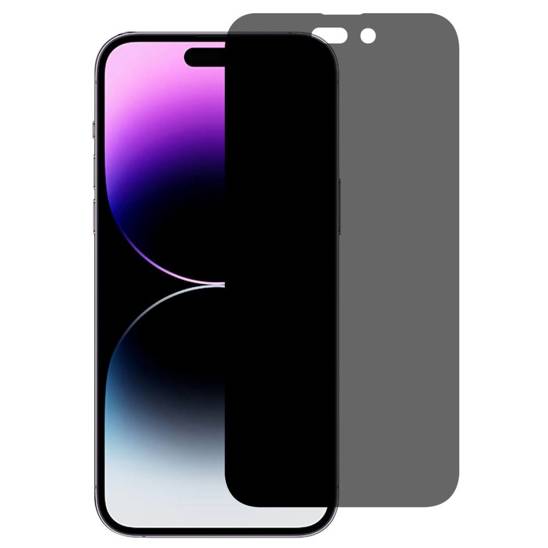 Tempered Glass IPHONE 14 PRO MAX Privacy Tempered Glass black