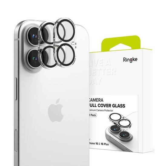 Tempered Glass IPHONE 16 / IPHONE 16 PLUS Ringke Camera Protector 2-pack Clear