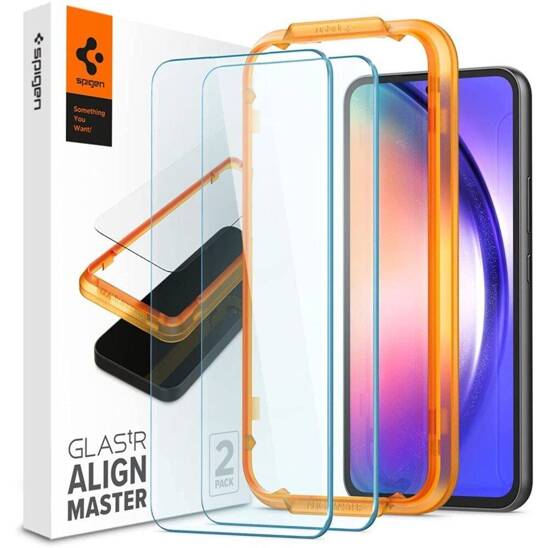 Tempered Glass SAMSUNG GALAXY A54 5G Spigen ALM Glas.tr 2-pack Clear