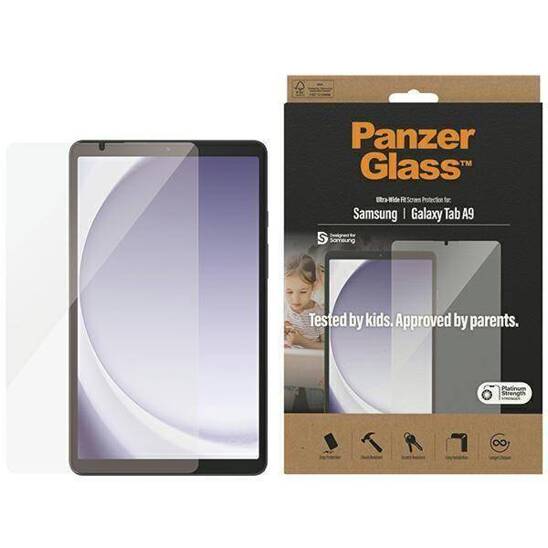 Tempered Glass SAMSUNG GALAXY TAB A9 8.7 PanzerGlass Ultra-Wide Fit Screen Protection Clear