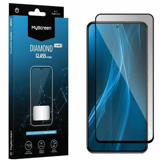 Tempered Glass VIVO X80 LITE MyScreen Diamond Glass Edge Full Glue Lite black