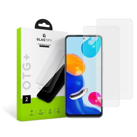 Tempered Glass XIAOMI REDMI NOTE 11 / 11S Glastify OTG+ 2-Pack Clear