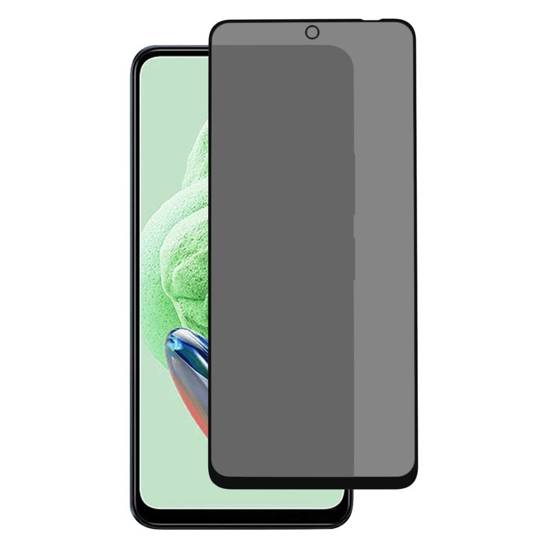 Tempered Glass XIAOMI REDMI NOTE 12 4G / 5G Privacy Tempered Glass black