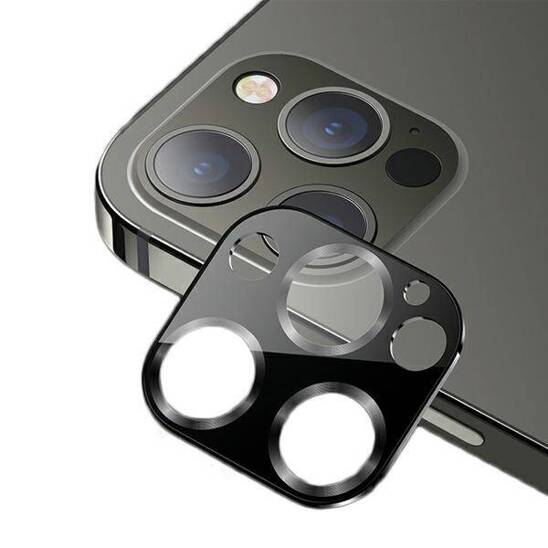 Tempered Glass for Camera IPHONE 12 PRO MAX USAMS Camera Lens Glass (BH707JTT02) black