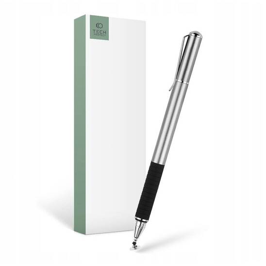 Touch Display Device Tech-Protect Stylus Pen silver