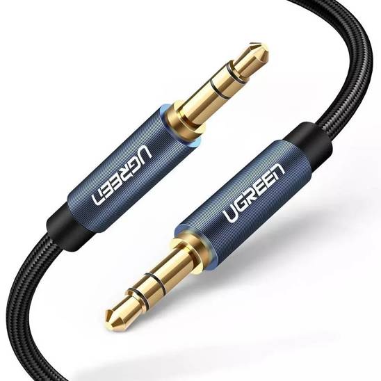 UGREEN AV122 Mini jack cable 3.5mm AUX 3m (blue)