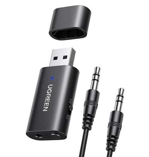 UGREEN CM523 Audio adapter, USB-A to Jack 3.5mm, Bluetooth 5.1 (Black)