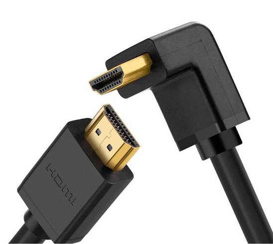 UGREEN HD103 cable HDMI to HDMI Angle, 4K, 2m (black)