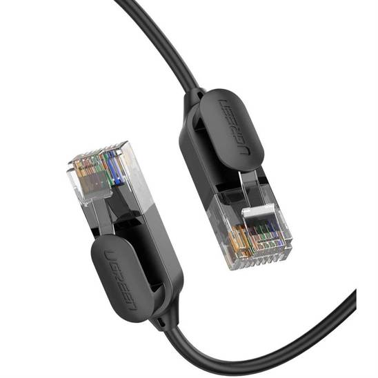 UGREEN NW122 Ethernet cable RJ45, Cat.6A, UTP, 0.5m (black)