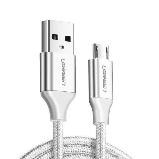 UGREEN micro USB Cable QC 3.0 2.4A 2m (White)