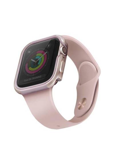 UNIQ Case Valencia Apple Watch Series 4/5/6/SE 44mm. rose gold/blush gold pink