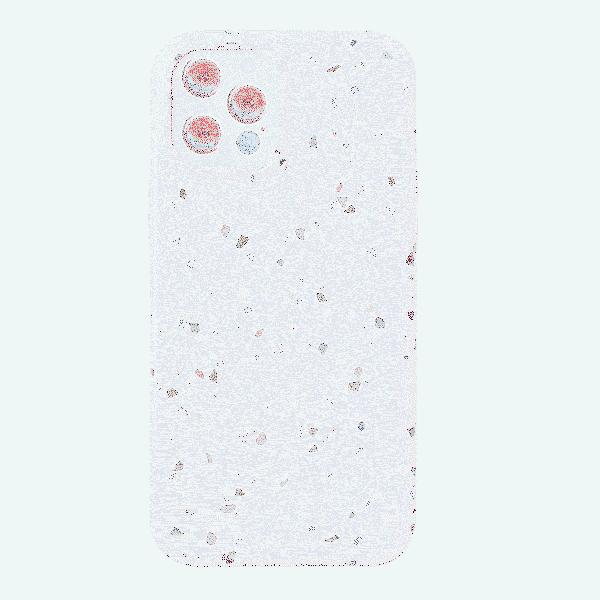 UNIQ case Coehl Terrazzo iPhone 12/12 Pro 6.1" white/natural white