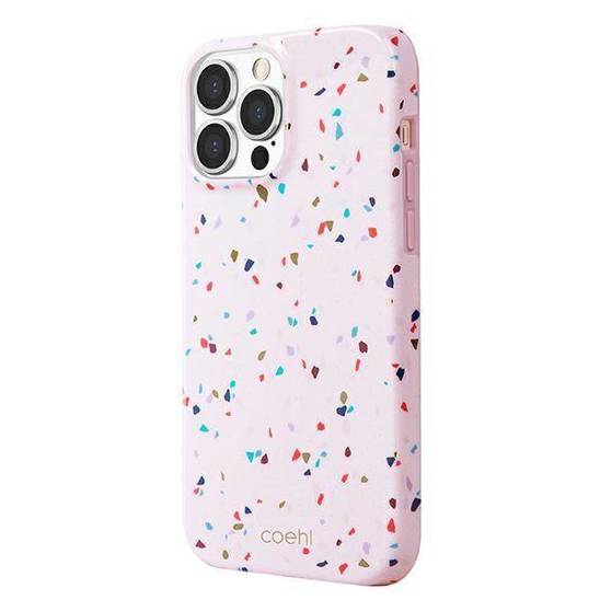 UNIQ case Coehl Terrazzo iPhone 13 Pro / 13 6.1" pink/blush pink