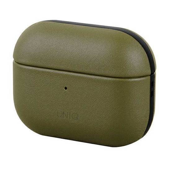 UNIQ case Terra AirPods Pro Genuine Leather olive/olive