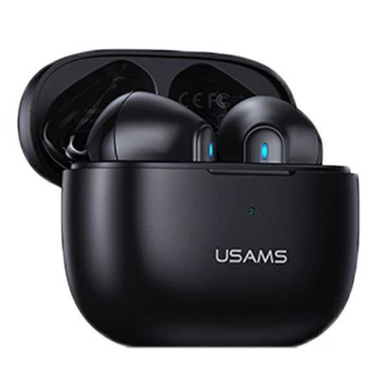 USAMS Bluetooth 5.2 TWS NX10 Series Dual mic wireless headphones black/black BHUNX01