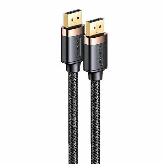 USAMS Cable DP - DP U74 2.0m black/black 4K HD SJ531HD01 (US-SJ531)