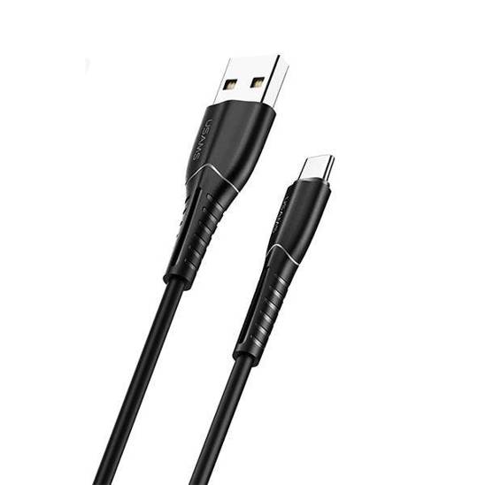 USAMS Cable U35 microUSB 2A Fast Charge 1m black/black SJ365USB01 (US-SJ365)