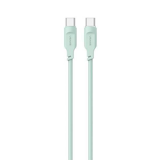 USAMS USB-C to USB-C PD Fast Charging Cable 1.2m 100W Lithe Series green/green SJ567USB04 (US-SJ567)