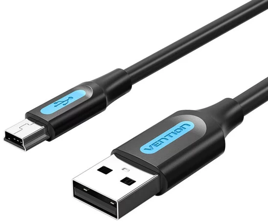 USB 2.0 A to Mini-B Vention COMBH Cable 2m Black 