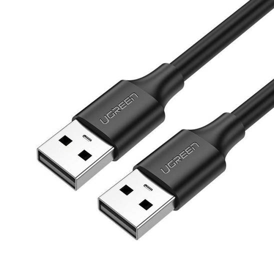 USB 2.0 M-M UGREEN cable US102, 0.5m (black)