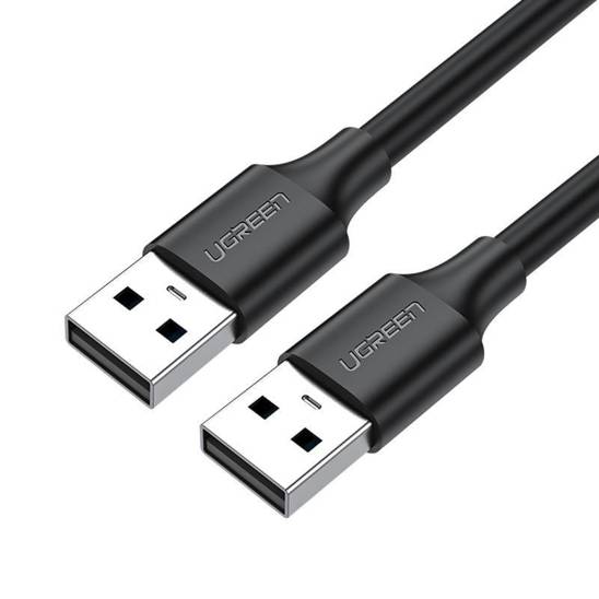 USB 2.0 M-M UGREEN cable US102, 1.5m (black)