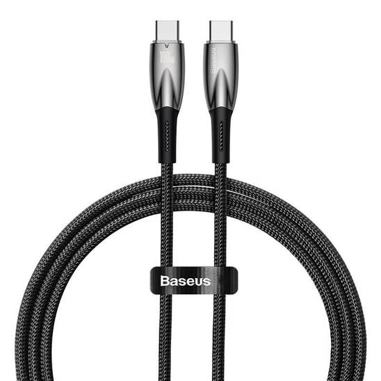 USB-C cable for USB-C Baseus Glimmer Series, 100W, 1m (Black)