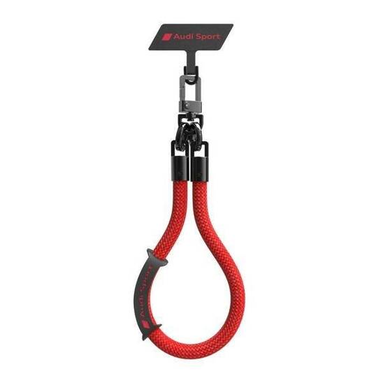 Universal phone lanyard 28cm 8mm Audi (AUS-HSL10-RSQ/D1-RD) red