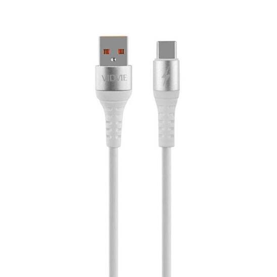 VIDVIE CB4009 USB/Type C cable 2.4A, 1.2m white