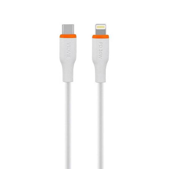 VIDVIE CB4031 Type C/iPhone cable 30W, 1m white