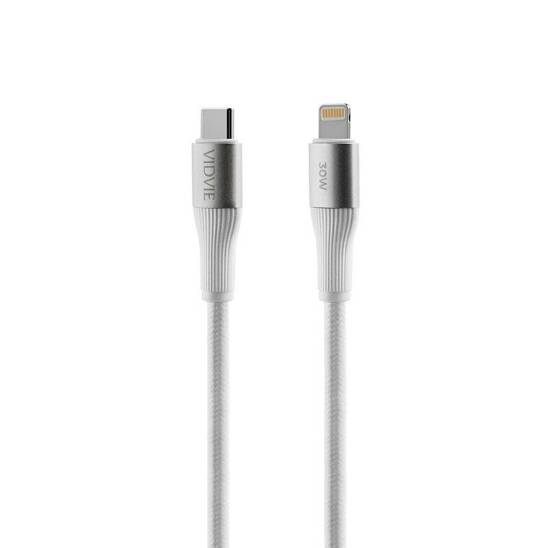 VIDVIE CB4038 Type-C/iPhone cable 30W, 2m white