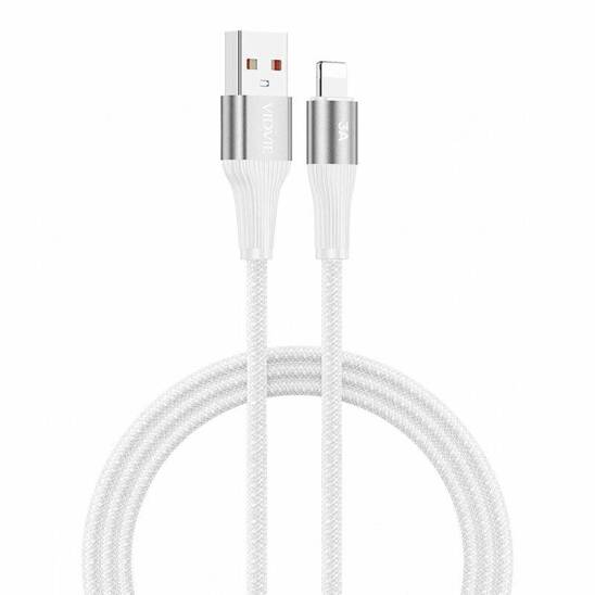 VIDVIE CB4038 USB/iPhone 3A cable, 1m white