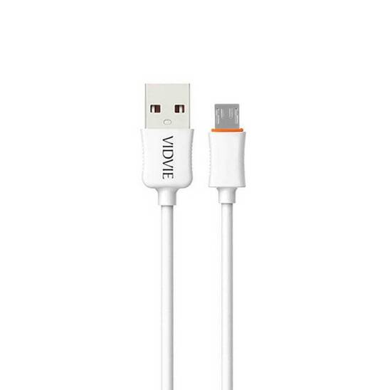 VIDVIE CB443-2 USB/Micro cable 2.4A, 2m white