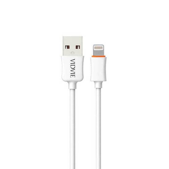 VIDVIE CB443-2 USB/iPhone cable 2.4A, 2m white