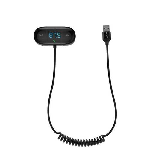 VIDVIE FM01 Bluetooth V5.0 Bluetooth FM transmitter, 5V, 1m black